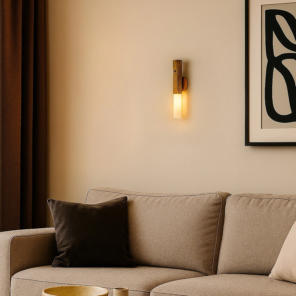 La lampe lumya qui éclaire dans un salon
